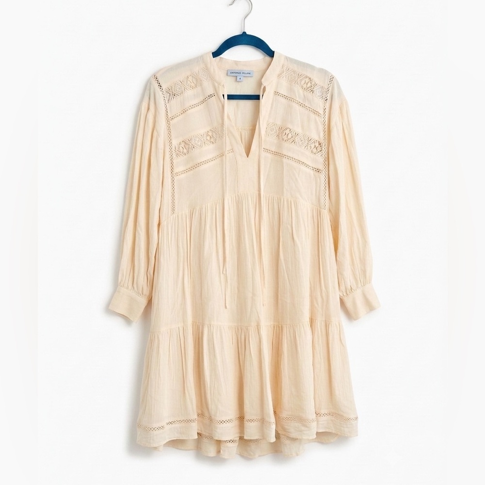 Antonio Melani Sawyer jacquard tunic tiered dress - Size 6